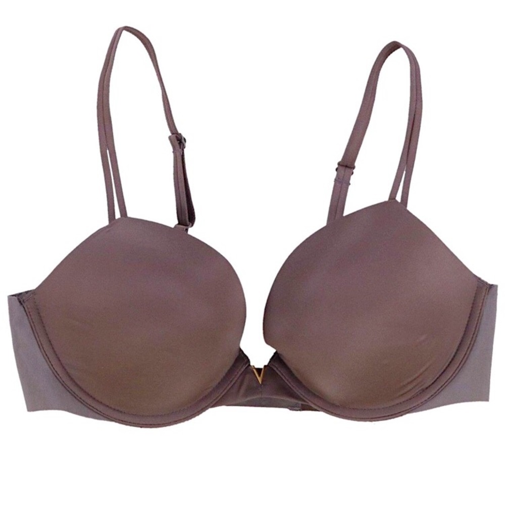 Body by Victoria V gold hardware Demi bra Taupe